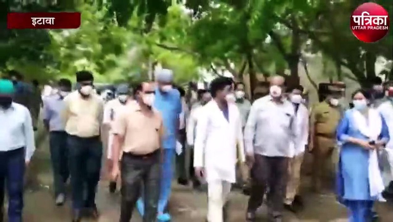 कोविड नोडल अधिकारी ने सैफई मेडिकल यूनिवर्सिटी क...