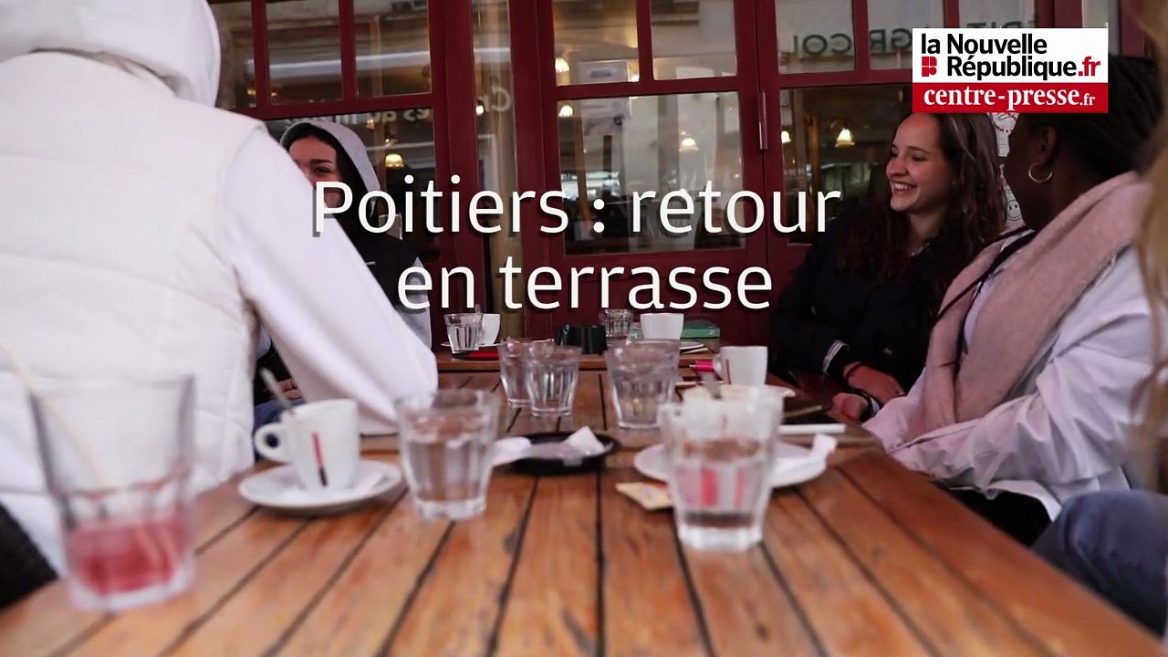 VIDEO. Les terrasses rouvrent dans le centre-ville de Poitiers