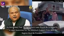 Narendra Singh Tomar, Union Minister’s Car Stopped By Protesting Farmers In Madhya Pradesh