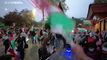 الجالية الفلسطينية في تشيلي تخرج في احتجاجات ضد العمليات العسكرية الإسرائيلية في غزة