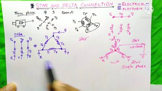 Star and Delta connection of motor/ When we need to connect a motor on star or Delta?