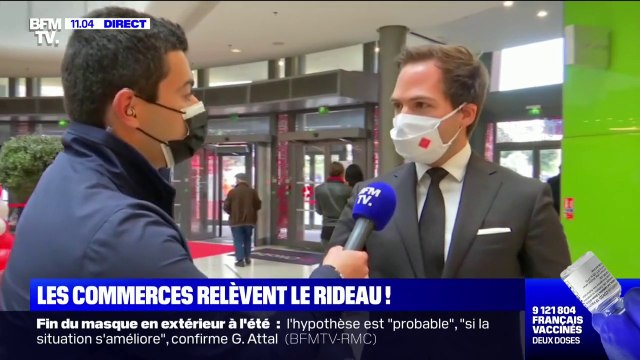 Réouverture: des capteurs permettent de contrôler que 4280 personnes maximum entrent dans ce centre commercial du Val-de-Marne