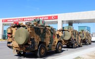 NATO Steadfast Defender 2021 Tatbikatı'na katılmak üzere yola çıkan Mehmetçik, Hamzabeyli Sınır Kapısı'ndan Bulgaristan'a geçiş yaptı