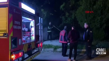 5 noktada yangın çıkardı, güvenlik kameralarına yakalandı