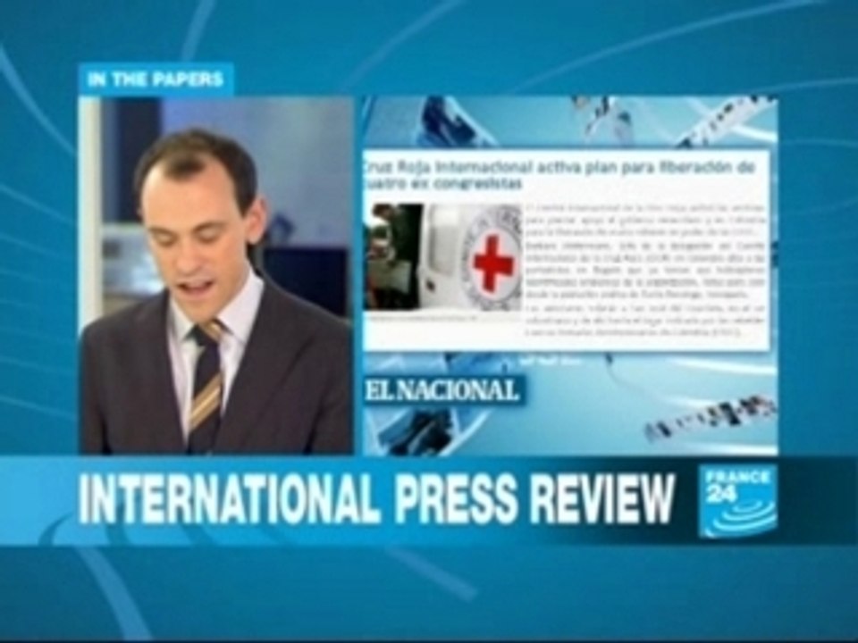 Chavez down in the press-France24 EN