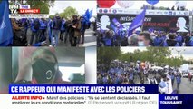 Le rappeur niçois Kaotik 747 explique pourquoi il participe au rassemblement des policiers à Paris