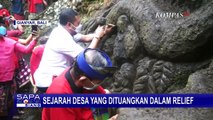 Cikal Bakal Sejarah Desa Mas Ubud Dituangkan Dalam Relief di Tebing Pura Beji Dalem Jantur