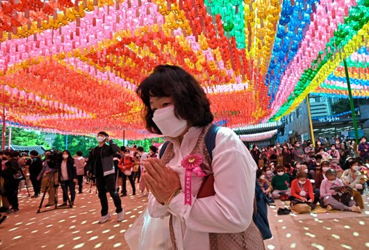 Laternenfest an Buddhas Geburtstag