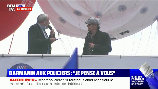 Rassemblement des policiers à Paris: pour l'acteur Gérard Lanvin tout ce qui se passe aujourd'hui, c'est une affaire de politique, ce n'est pas une affaire de police