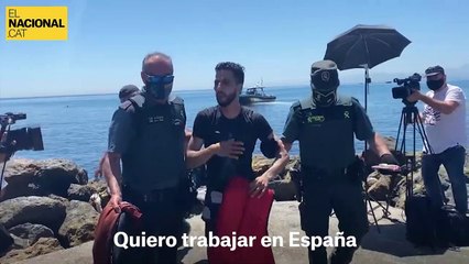 Joven recién llegado a Ceuta: "Quiero trabajar en España"