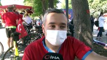 Ayasofya'dan başlayan 19 Mayıs bisiklet turu