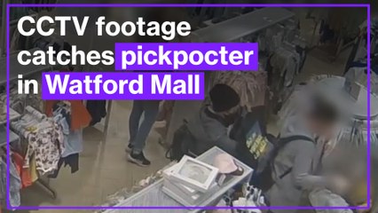 Police release CCTV of 'purse dipping' theft in Watford Shopping Mall
