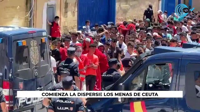 Comienza la dispersion de los menas de Ceuta