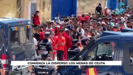 Comienza la dispersion de los menas de Ceuta