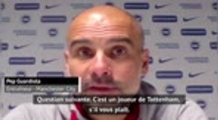 37e j. - Guardiola s'agace après une question sur Kane
