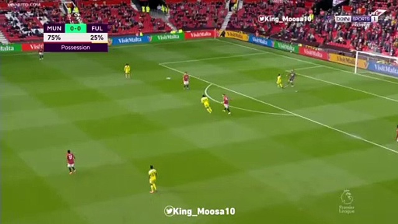 مانشستر يونايتد 1 × 1 فولهام | اهداف اللقااااء ⚽ "