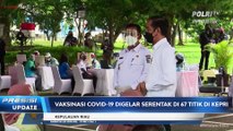 Presiden Tinjau Vaksinasi Covid-19 Massal di Riau