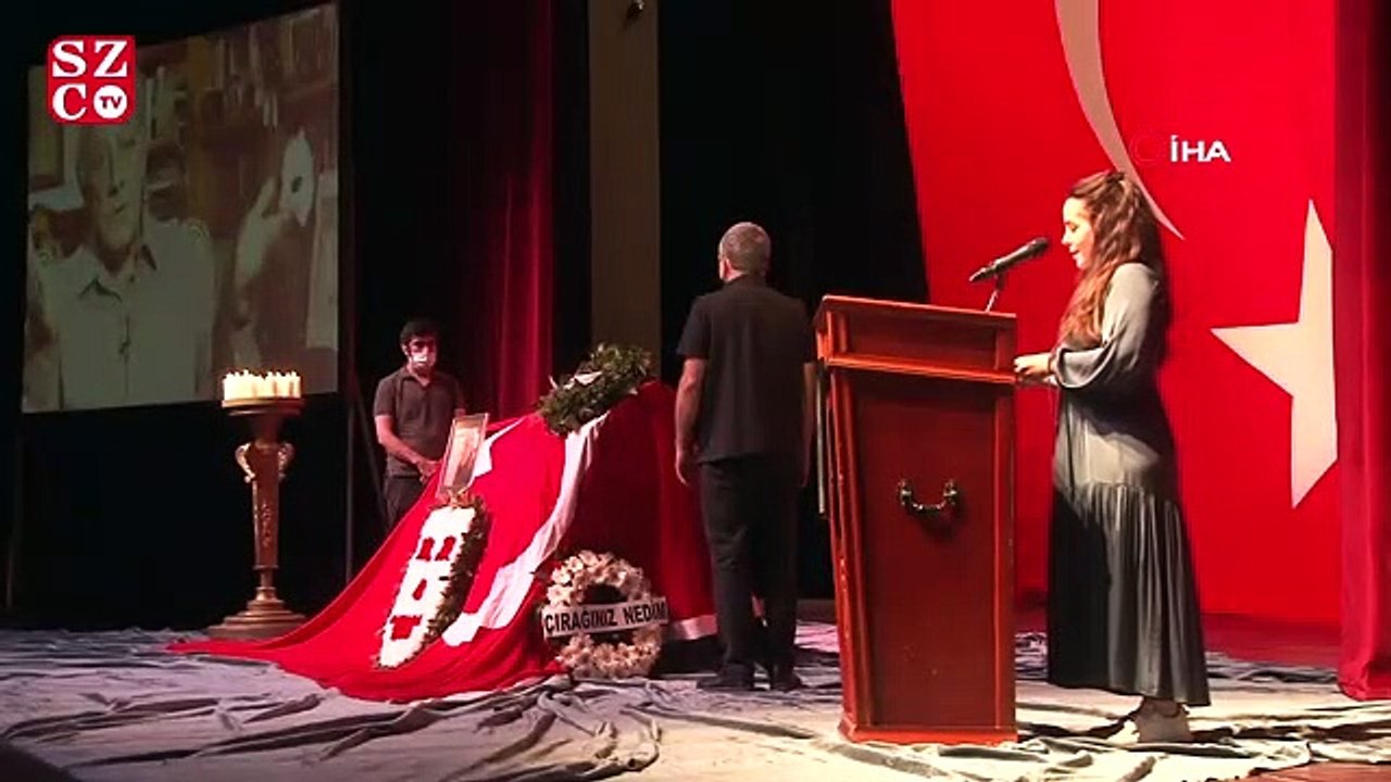 Usta sanatçı Erol Keskin için Harbiye Muhsin Ertuğrul Sahnesi’nde ilk tören düzenlendi