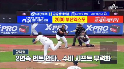 “시프트 소용없다”…수비 피해 때리는 강백호