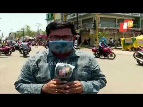 People Violate Covid-19 Lockdown Norms In Bolangir