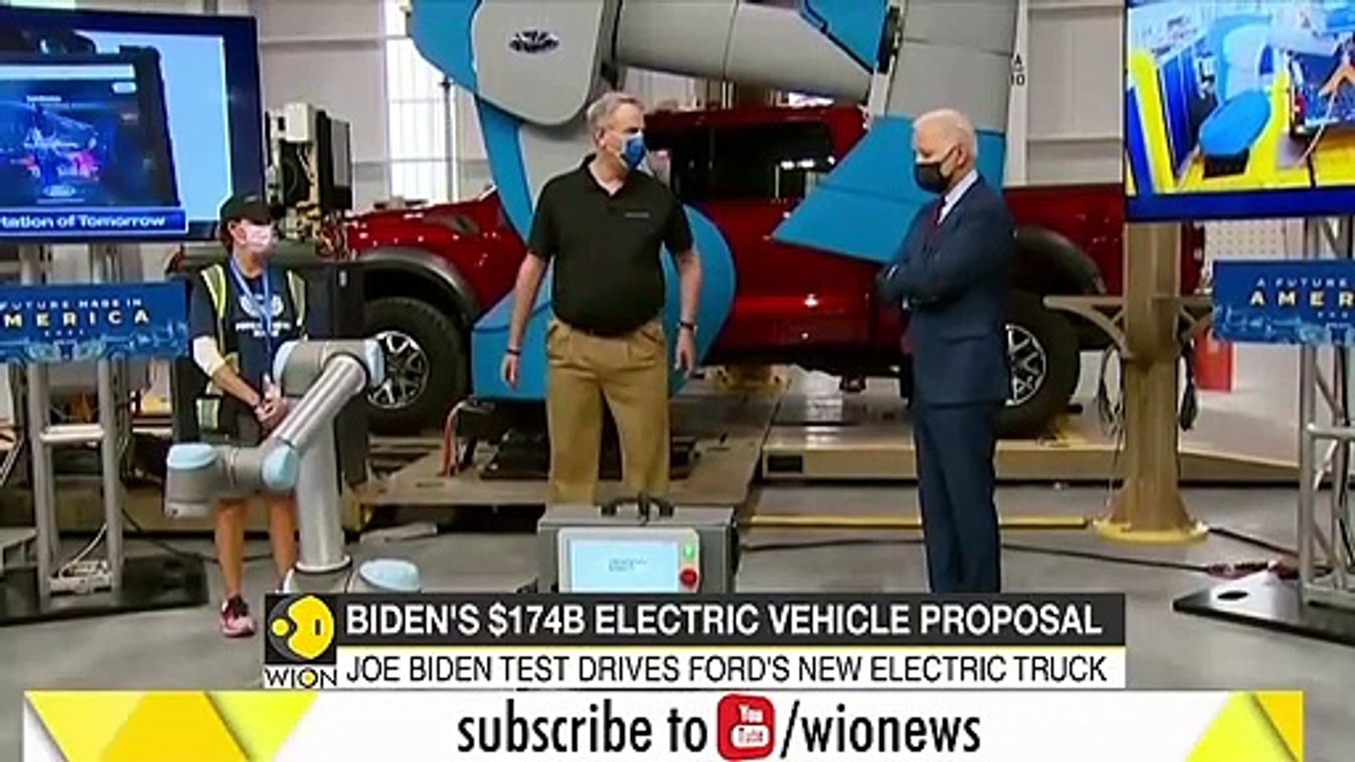 Biden pitches $174 billion EV plan in Michigan _ China-US _ Climate Change _ Latest English News