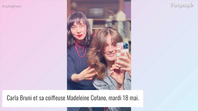 Carla Bruni-Sarkozy change de tête et s'offre une coupe estivale