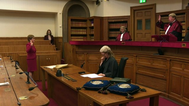 Nicola Sturgeon sworn in as First Minister of Scotland