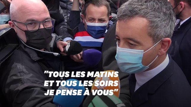 Darmanin aux côtés des policiers, entre huées et appels à l'aide