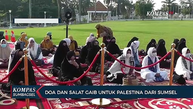 Doa Dan Salat Gaib Untuk Palestina Dari Sumsel