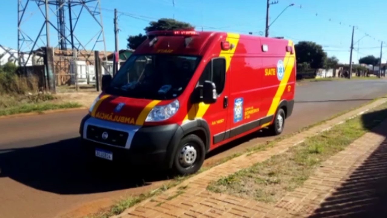 Motociclista sofre queda ao tentar desviar de um gato, na Avenida das Pombas