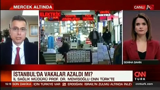 İstanbul İl Sağlık Müdürü Kemal Memişoğlu CNN TÜRK'te soruları yanıtladı