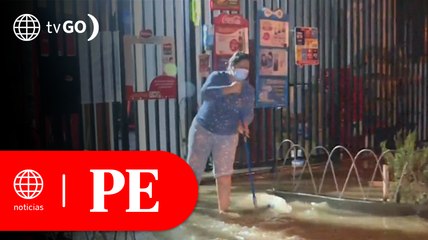 Vecinos de San Juan de Lurigancho fueron afectados por aniego | Primera Edición