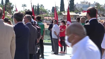 ANTALYA'DA 19 MAYIS TÖRENLERLE KUTLANDI