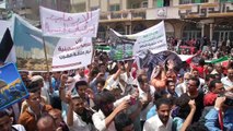 TAİZ - Yemen'de Filistin'e destek gösterisi düzenlendi