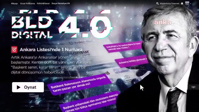 Mansur Yavaş, dijital dönüşümü başlattı: “Söz hakkı senin Ankara”