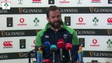 Andy Farrell on the postponement of France v Ireland