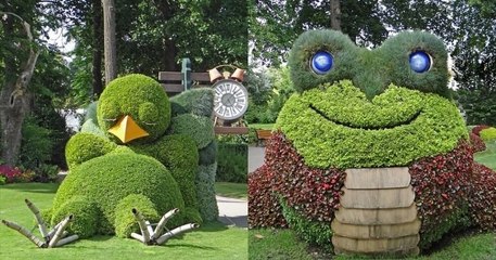 Claude Ponti donne vie aux espaces verts avec des sculptures topiaires aussi bluffantes que réalistes