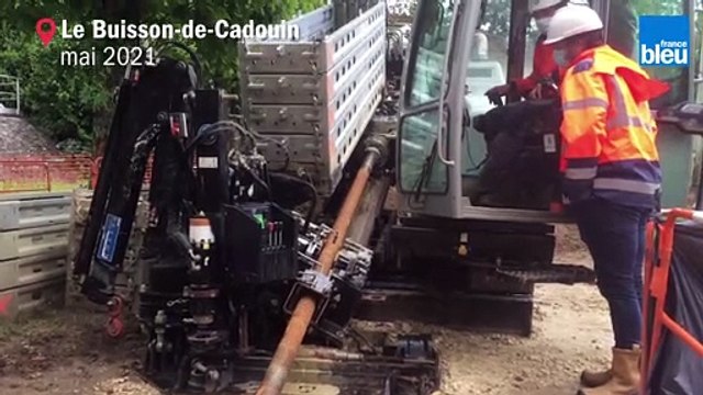 Un forage impressionnant sous la rivière Dordogne