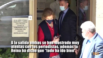 La Reina Sofía hace piña con su hermana para recibir la vacuna del coronavirus