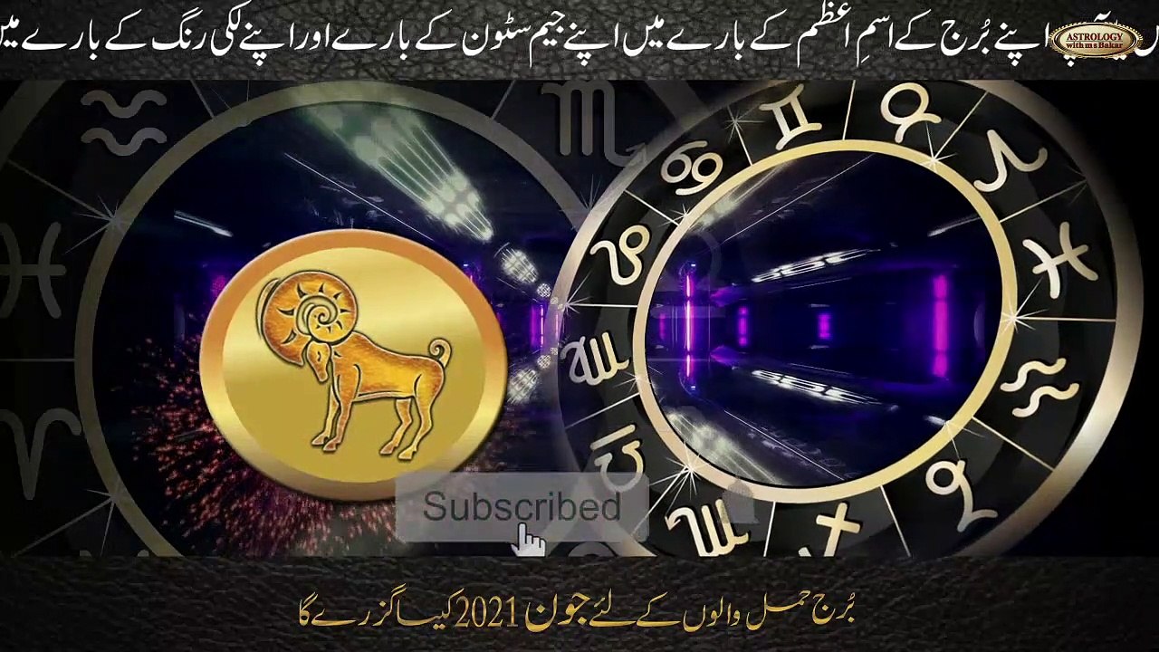 Aries|HoroscopeJune 2021|inMonthlyForecast|PredictionBy|ASTROLOGER,M S Bakar,Urdu Hindi