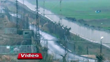 Sınıra seyyar duvar örüldü