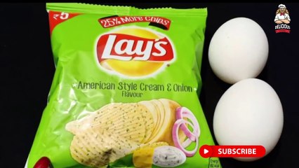 Lace omlet | easy recipe | egg and lace omlet