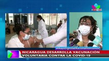 Nicaragua continúa vacunación voluntaria contra la Covid-19 a personas mayores de 55 años