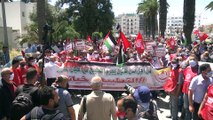 TUNUS - Filistin'e destek gösterisi
