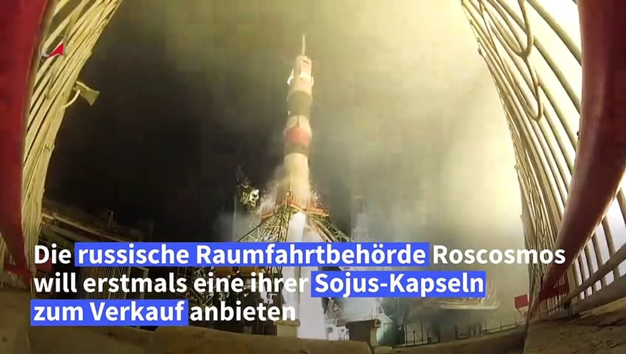 Russland bietet eine Sojus-Raumkapsel zum Verkauf an