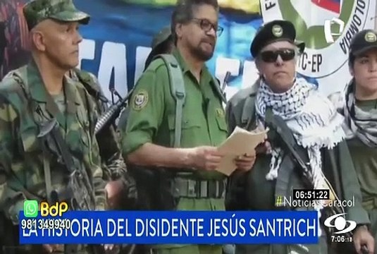 Colombia: reportan muerte de Jesús Santrich, guerrillero disidente de las FARC