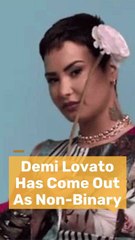 Demi Lovato Has Come Out As Non-Binary