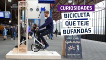 [CH] Cyclo Knitter, la bicicleta que teje bufandas