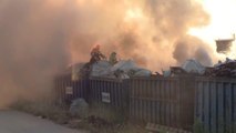 Son dakika haberleri | Geri dönüşüm tesisinde çıkan yangın söndürüldü