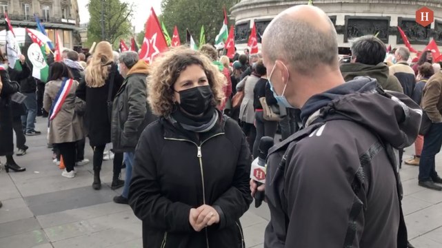 Paris : rassemblement à République en soutien au peuple palestinien